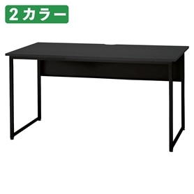 スクエアブラックフレームデスク 古木調 幅140cm奥行70cm