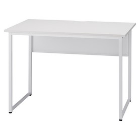 スクエアホワイトフレームデスク 奥行70cm 幅100cm