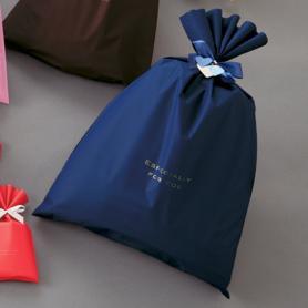 梨地ギフトバッグ ネイビー