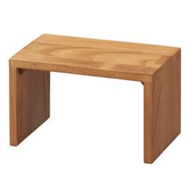 木製コの字ラック 桐材 ブラウン〔ストエキオリジナル〕