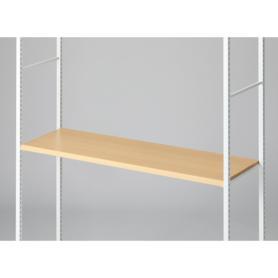 中間棚セット 奥行40cmタイプ 幅120cm ラテラル・ロコ ホワイト用〔ストエキオリジナル〕