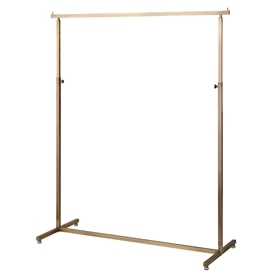 アンティークゴールドハンガーラック 角パイプ〔ストエキオリジナル〕