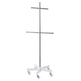 回転ストレートバー什器高さ135cm〔ストエキオリジナル〕