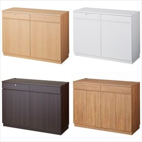 木製バックカウンター 奥行50cm〔ストエキオリジナル〕