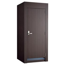 木製フィッティングルーム ドアタイプ 照明付き〔ストエキオリジナル〕