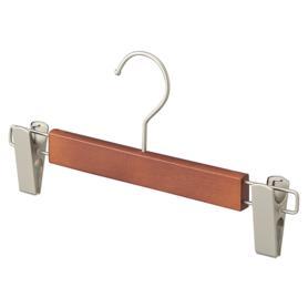 木製ボトムハンガー(ブナ材) ブラウン〔ストエキオリジナル〕