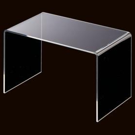 【2個】アクリル透明コの字ラック〔ストエキオリジナル〕