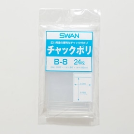 【5セット】SWAN スワン チャクポリ 透明袋 チャック付き 厚口小分け