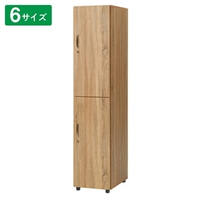 木目調更衣ロッカー2段 古木調【シリンダー錠】