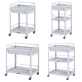 コンビニワゴン コボレ止め・キャビネット付き