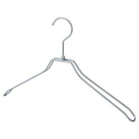 平型スチール製ハンガー クローム〔ストエキオリジナル〕