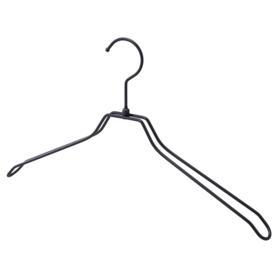 平型スチール製ハンガー ブラック〔ストエキオリジナル〕