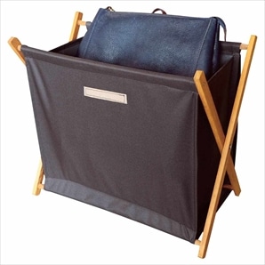 フタ付き収納バスケットブラウン