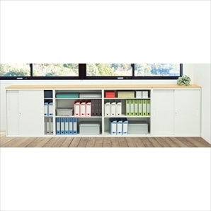 スチール製書庫 ホワイト