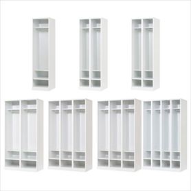 オープンロッカー ホワイト(RLKシリーズ)