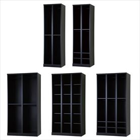 オープンタイプハンガーパイプ式 マットブラック(RLKシリーズ)