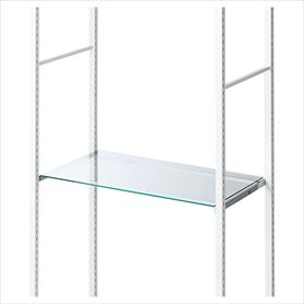 ガラス棚セット 奥行40cmタイプ 幅75cm ラテラル・ロコ〔ストエキオリジナル〕