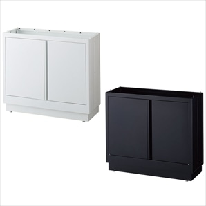 ファブルストレージBOX ハイタイプ 幅90cm奥行35cm (天板用棚板別売)〔ストエキオリジナル〕