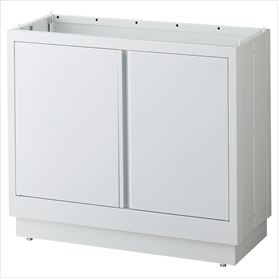 ファブルストレージBOX ハイタイプ 幅90cm奥行40cm (天板用棚板別売)〔ストエキオリジナル〕