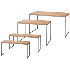 SC脚ショーテーブル ラスティック柄〔ストエキオリジナル〕