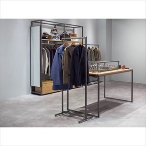 溶接一体型ハンガー スチールクリア〔ストエキオリジナル〕