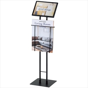 A5サインスタンド パンフレット差し付き〔ストエキオリジナル〕