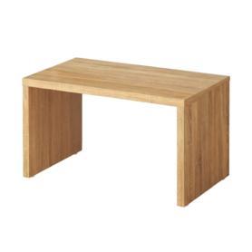 木製スリムコの字テーブル ラスティック柄〔ストエキオリジナル〕