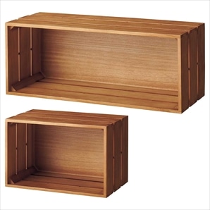 tumiki ボックス 背板パネルタイプ ライトブラウン〔ストエキオリジナル〕