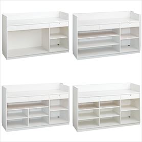 レジカウンター 三方枠タイプ 幅180cm ホワイト〔ストエキオリジナル〕