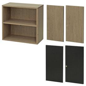 木製書庫 2段 幅80×奥行40×高さ76.5cm