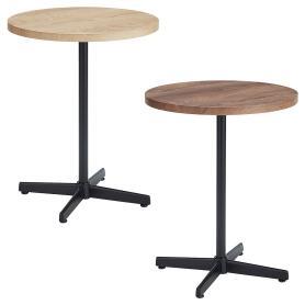 セレクトカフェテーブル 丸型 黒脚 直径60×高さ71.5cm〔ストエキオリジナル〕