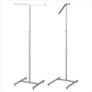 クロームメッキハンガー 角タイプ〔ストエキオリジナル〕