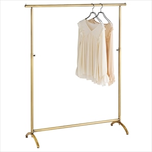 アンティークゴールドハンガーラック アールタイプ〔ストエキオリジナル〕
