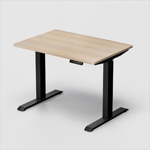 ユニットデスク 昇降脚 黒脚 ウッドナチュラル天板