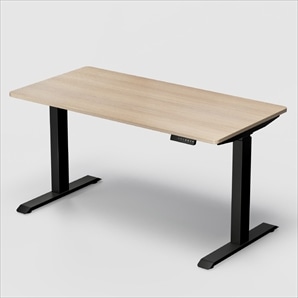 ユニットデスク 昇降脚 黒脚 ウッドナチュラル天板