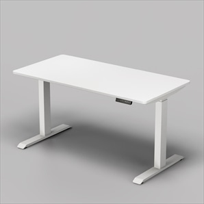 ユニットデスク 昇降脚 白脚 ホワイト天板