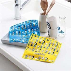 【180セット】 スヌーピーライン キッチンクロス2枚組