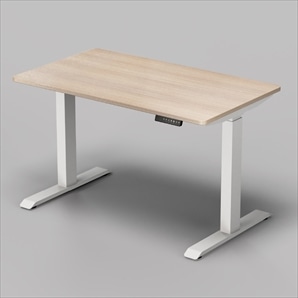 ユニットデスク 昇降脚 白脚 ウッドナチュラル天板