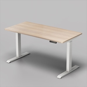 ユニットデスク 昇降脚 白脚 ウッドナチュラル天板