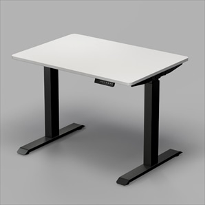 ユニットデスク 昇降脚 黒脚 ホワイト天板