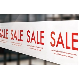 SALE ビニール幕