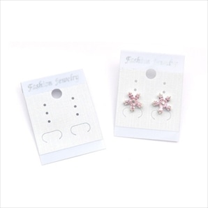 50枚 ピアス・イヤリング用台紙(白)