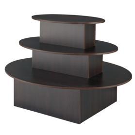 アイランド3段テーブル オーバル〔ストエキオリジナル〕