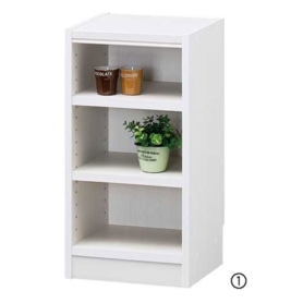 白井産業 木製オープンラック 幅31×高さ60cm