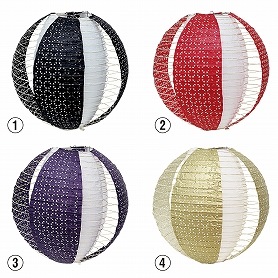 提灯 袷柄 あわせがら  ちょうちん