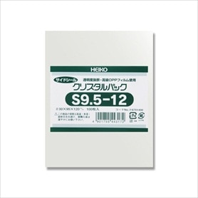 【100枚】HEIKO クリスタルパック 9.5×12cm OPP袋 透明 S9.5-12