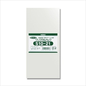 【100枚】HEIKO クリスタルパック 10×21cm OPP袋 透明 S10-21