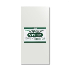 【100枚】HEIKO クリスタルパック 11×22cm OPP袋 透明 S11-22