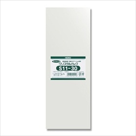 【100枚】HEIKO クリスタルパック 11×30cm OPP袋 透明 S11-30