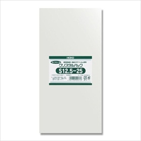 【100枚】HEIKO クリスタルパック 12.5×25cm OPP袋 透明 S12.5-25